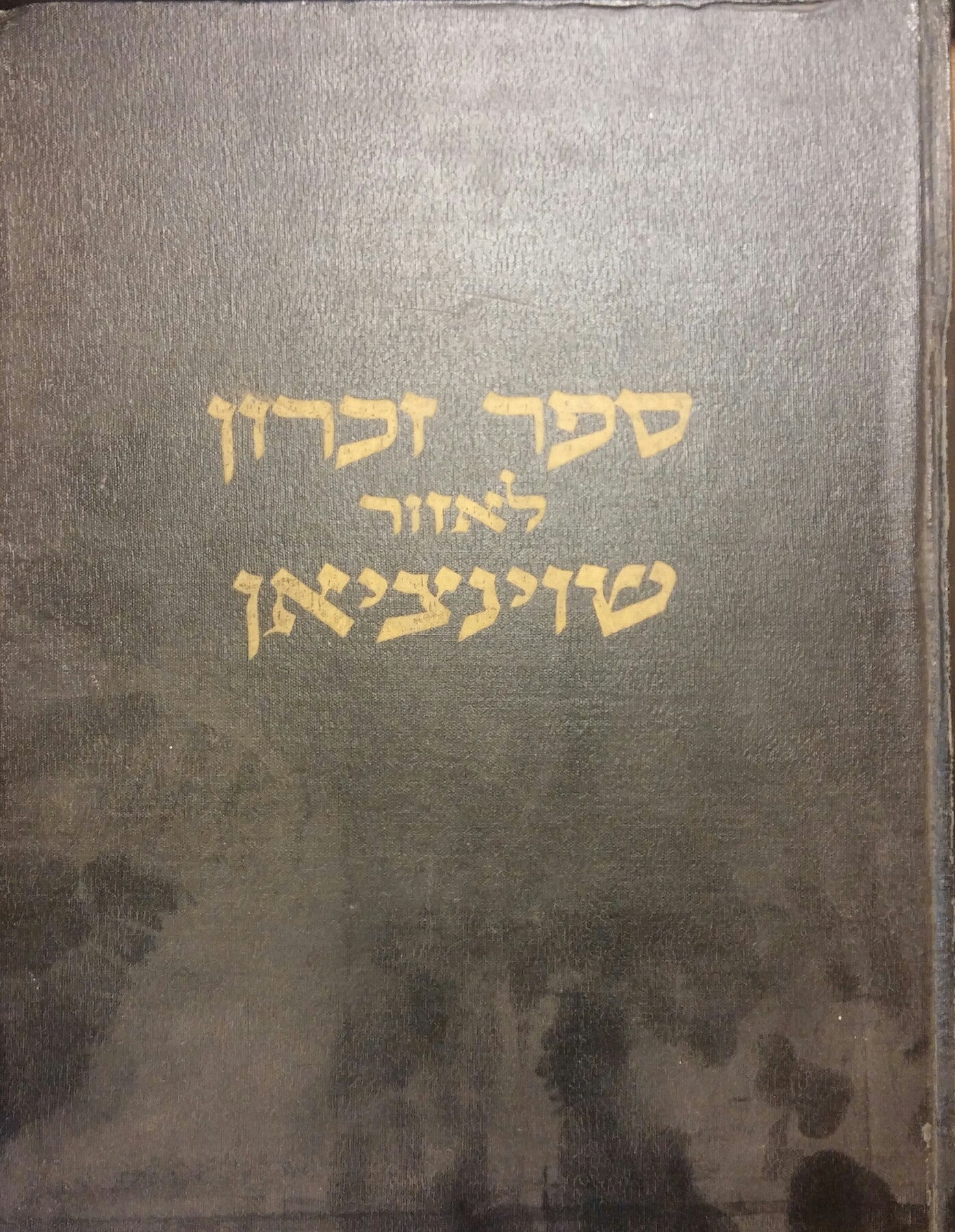 ספר זכרון לעשרים ושלוש קהילות שנחרבו באזור שוינציאן