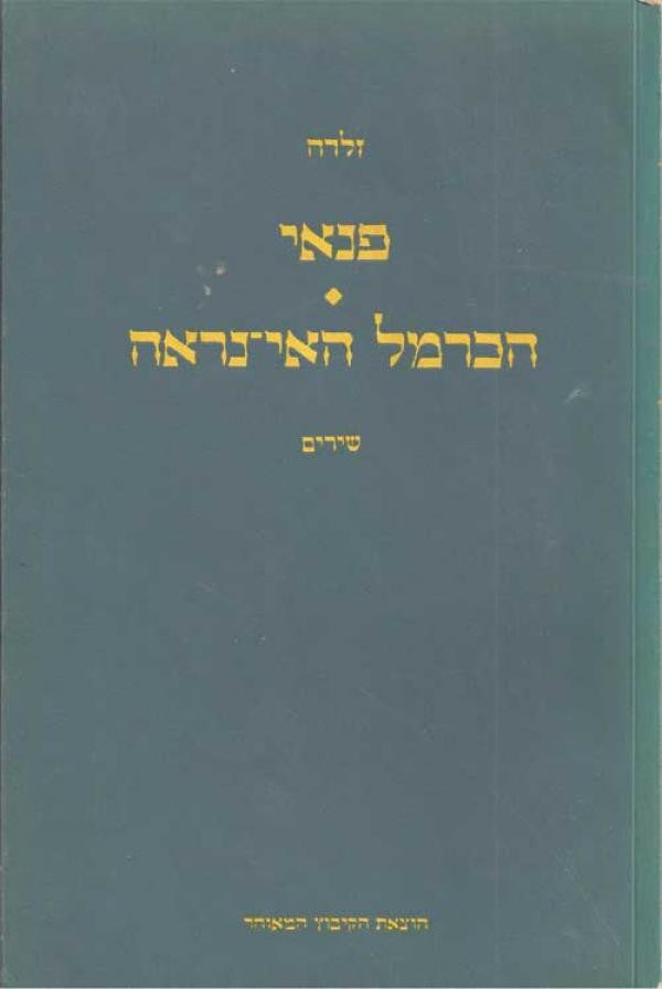 פנאי - הכרמל האי-נראה