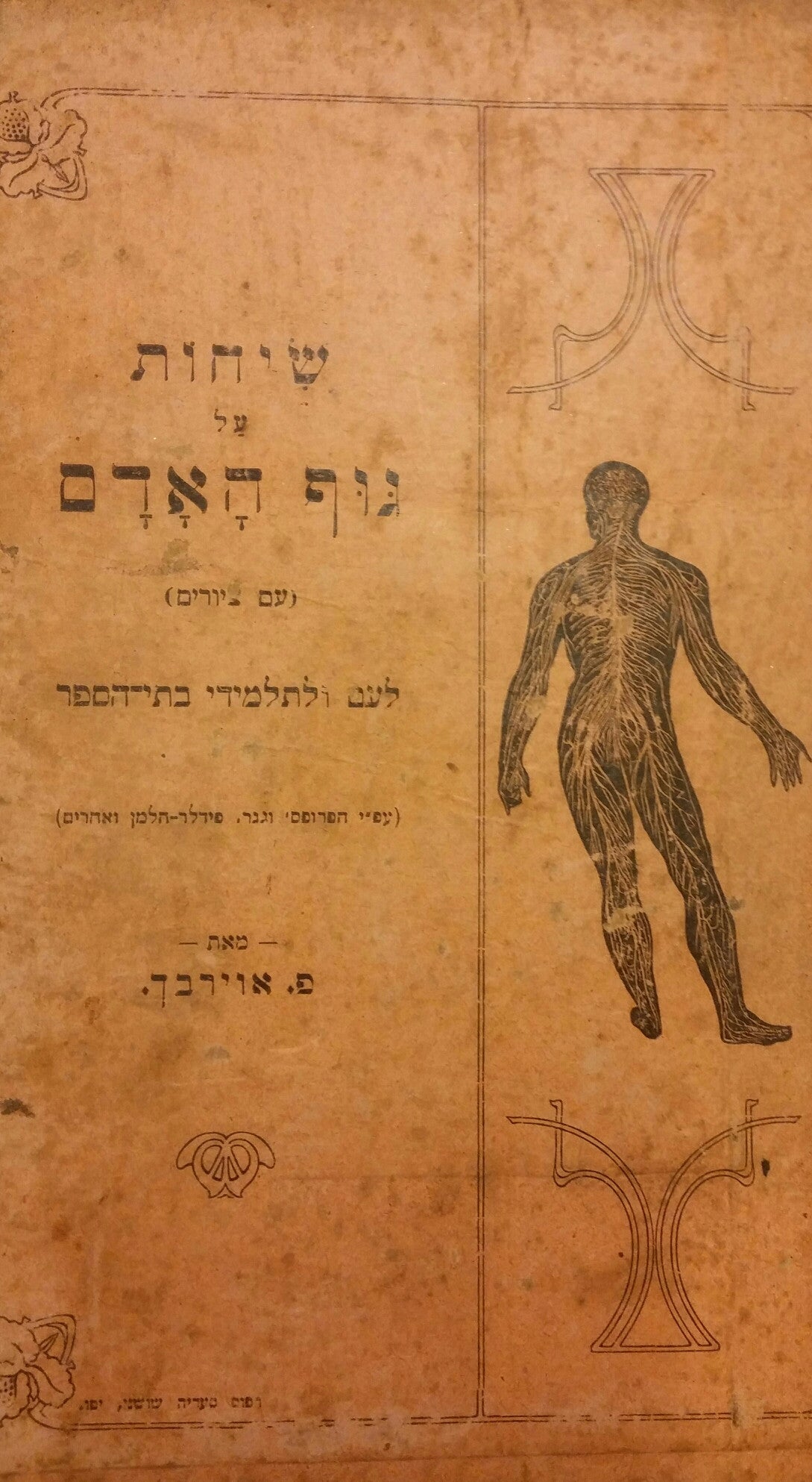 שיחות על גוף האדם (עם ציורים)/ לעם ולתלמידי בית הספר