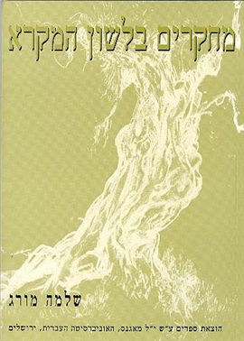 מחקרים בלשון המקרא