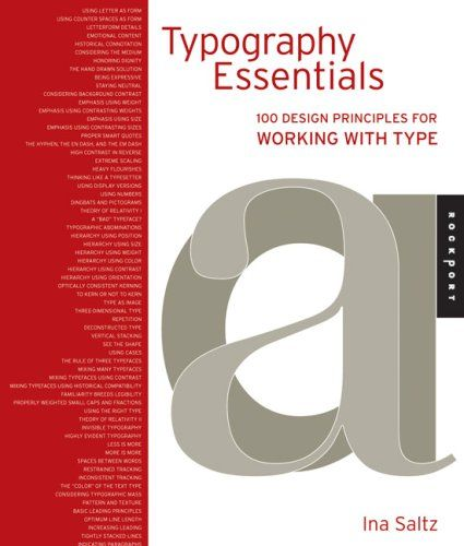 Typography Essentials / 100 Design Principles for Working with Type
