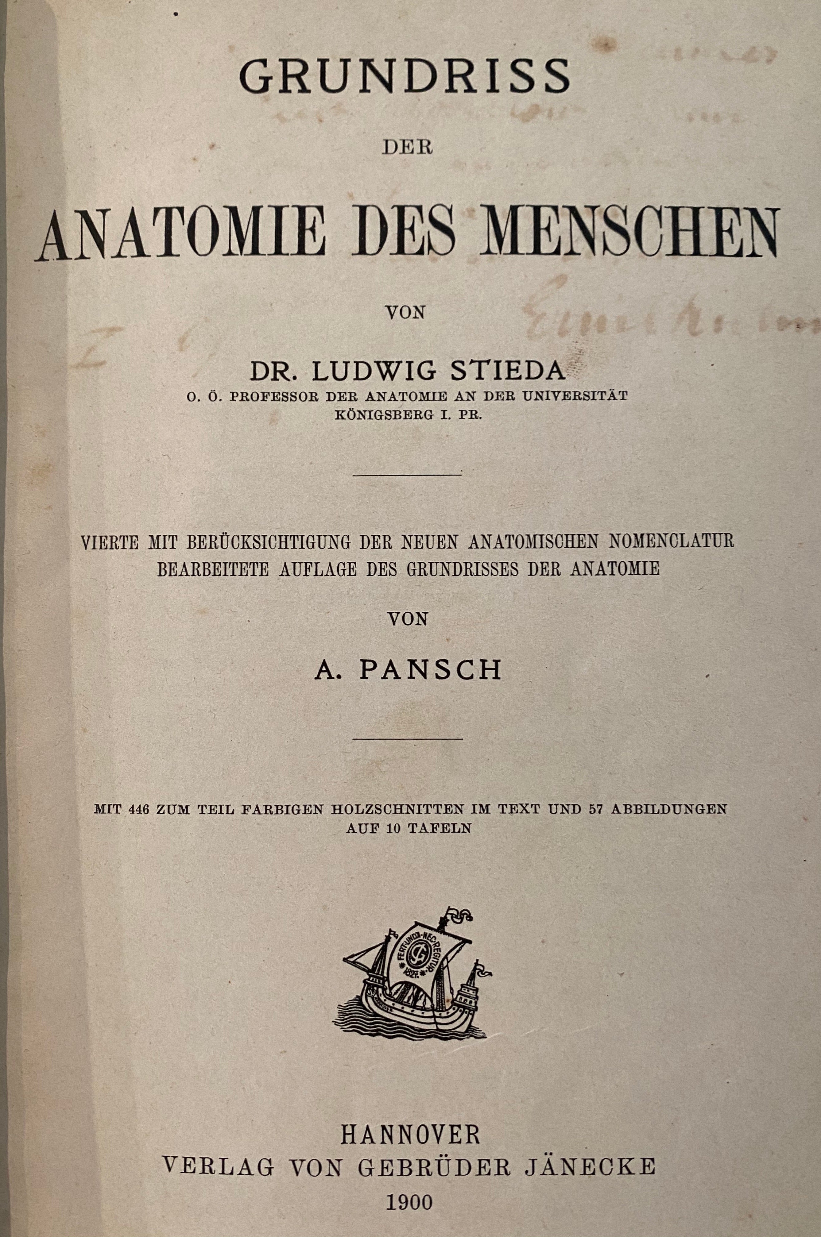 GRUNDRISS DER ANATOMIE DES MENSCHEN