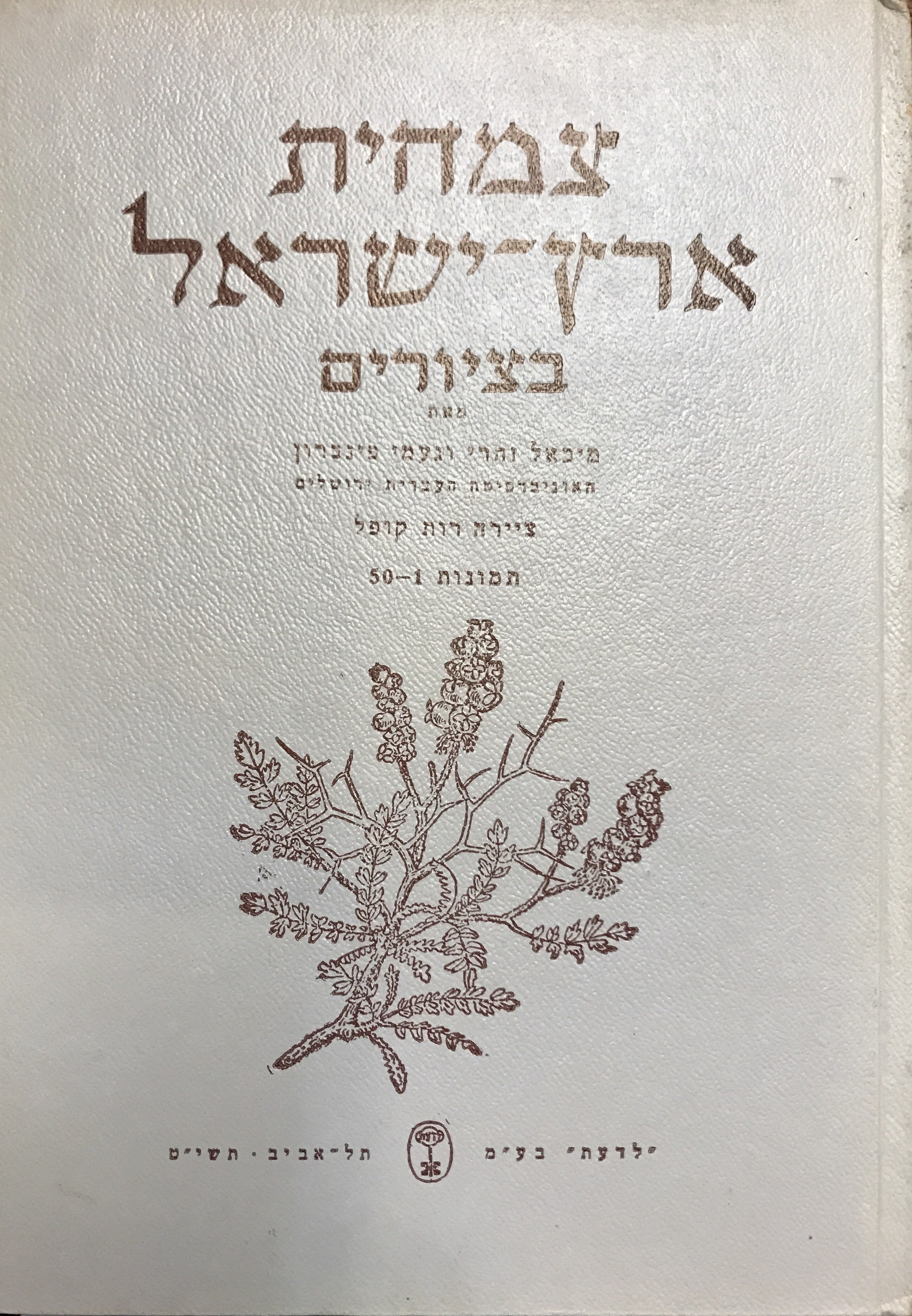 צמחית ארץ ישראל בציורים/ תמונות 1-50