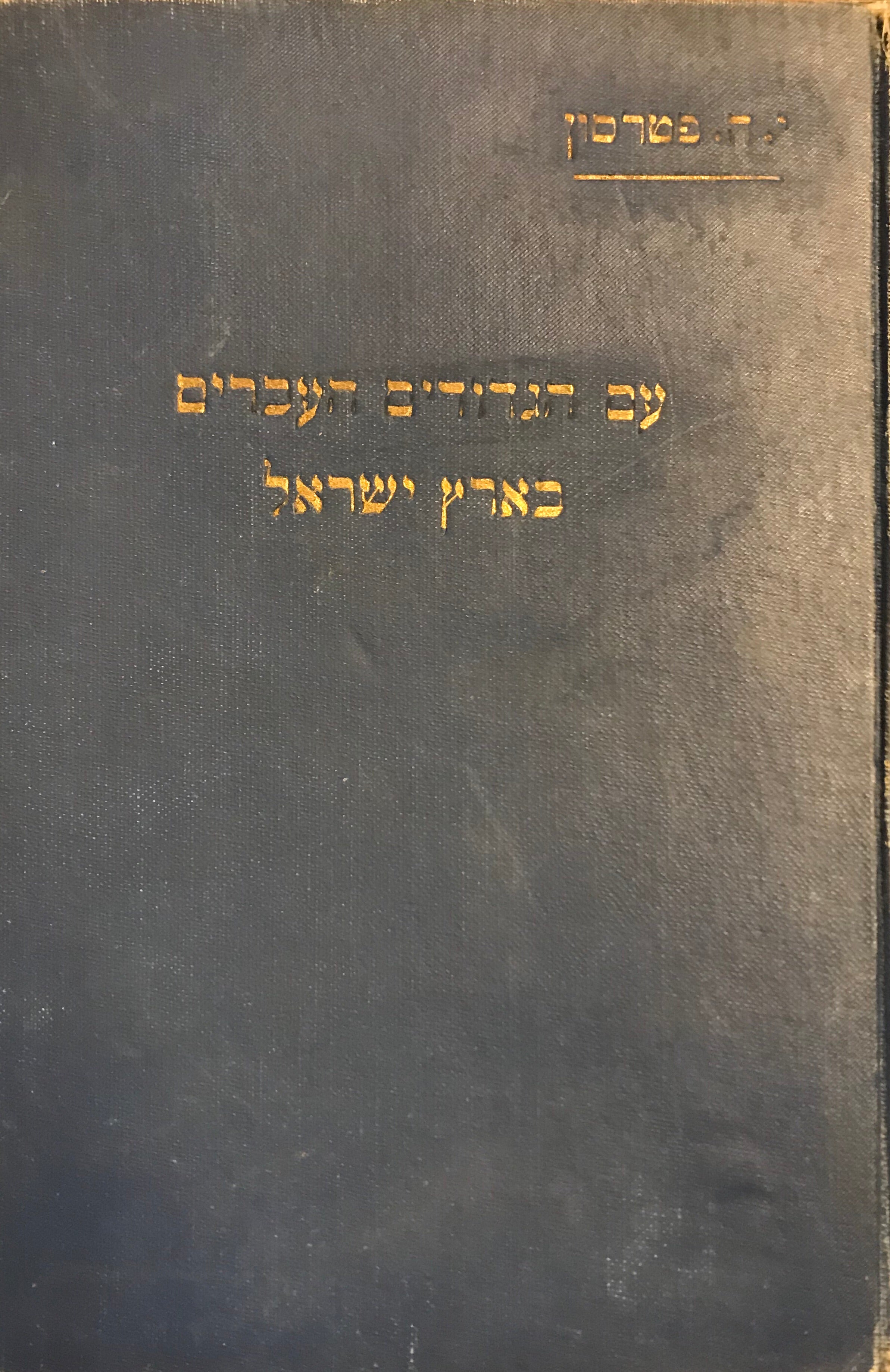 עם הגדודים העברים בארץ ישראל