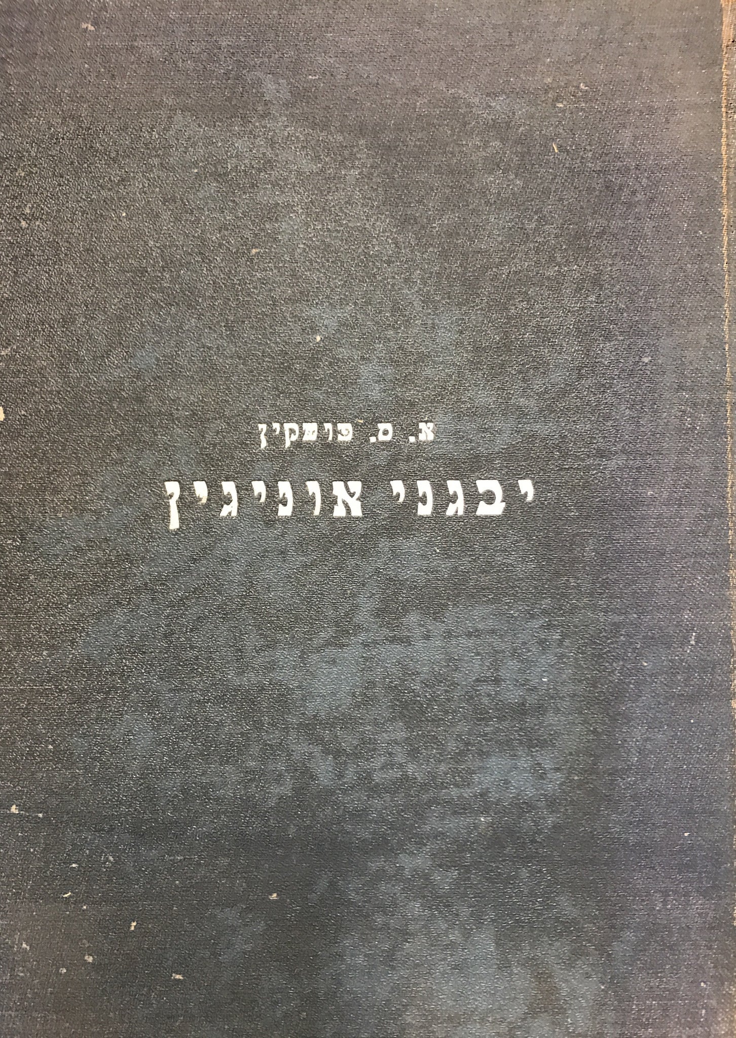 יבגני אוניגין: רומן בחרוזים / תרגום אברהם לוינסון