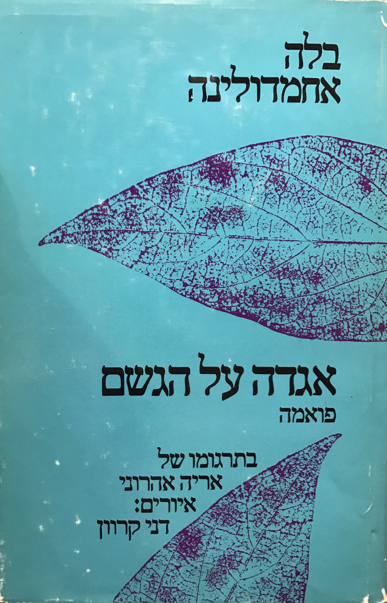 אגדה על הגשם / פואמה