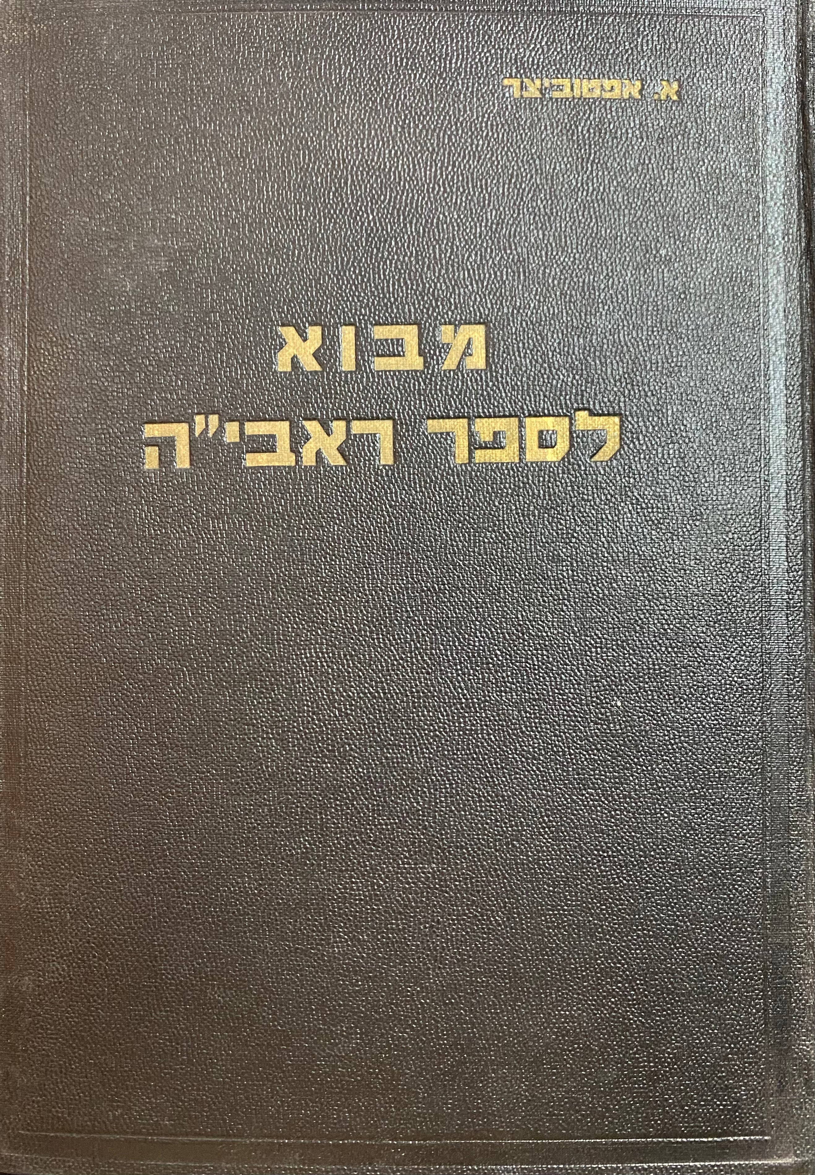 ספר ראבי"ה / כולל פסקי דינים חדושים וש"ת לכל הש"ס/ מבוא לספר ראבי"ה