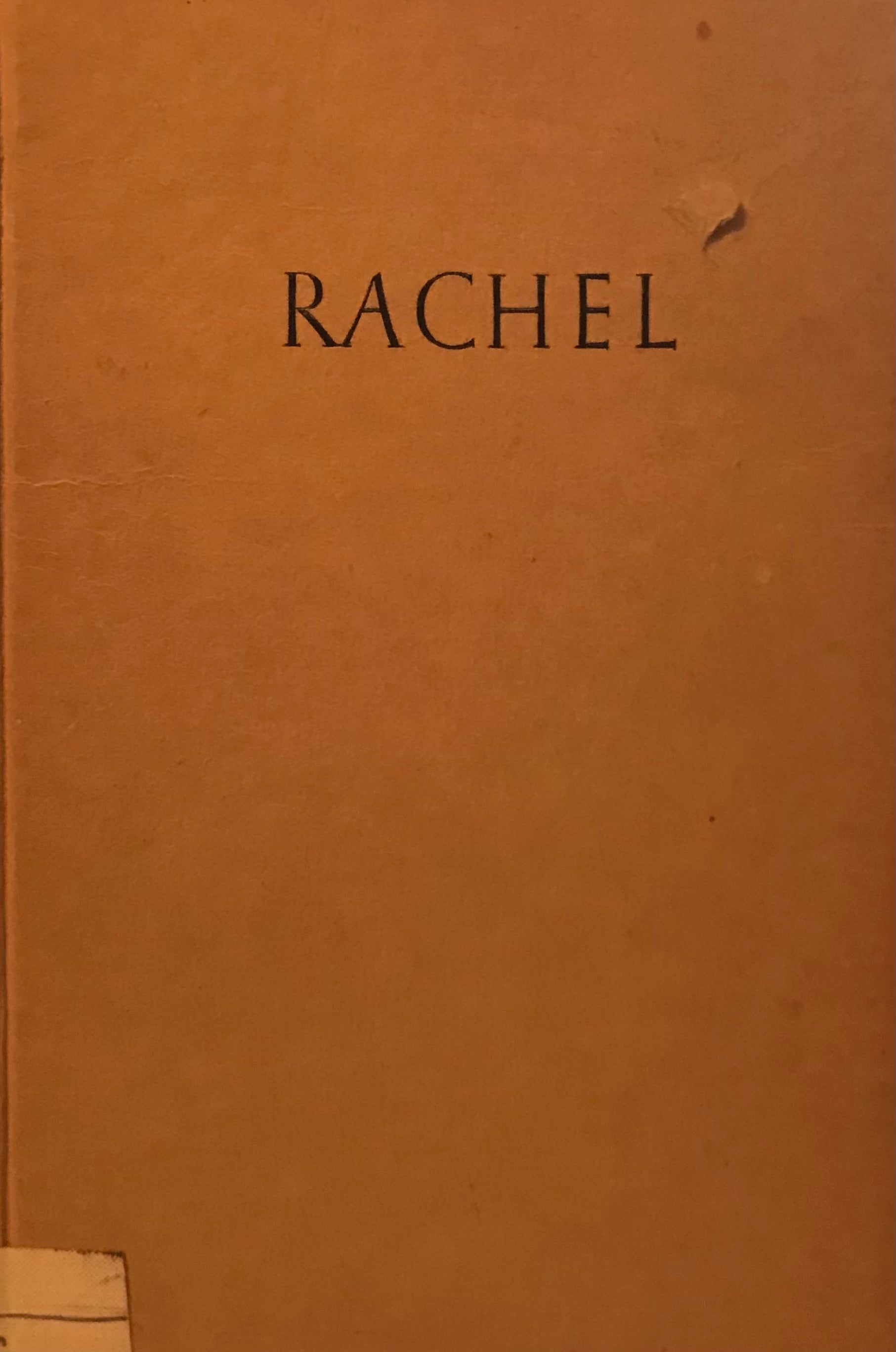 Rachel \ Lieder