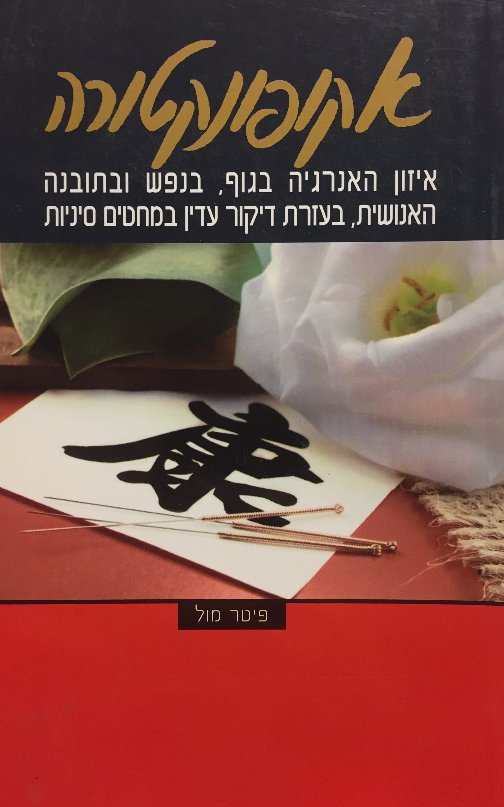 אקופונקטורה - איזון האנרגיה בגוף, בנפש ובתובנה האנושית, בעזרת דיקור עדין במחטים סיניות