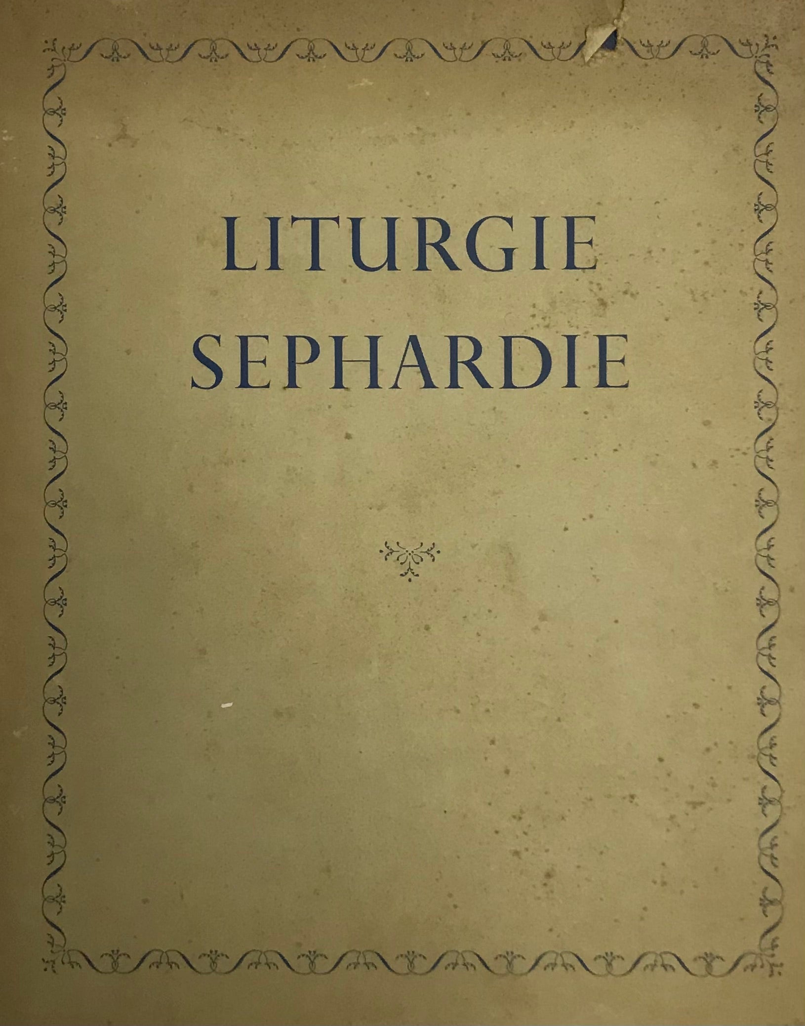 Liturgie Sephardie