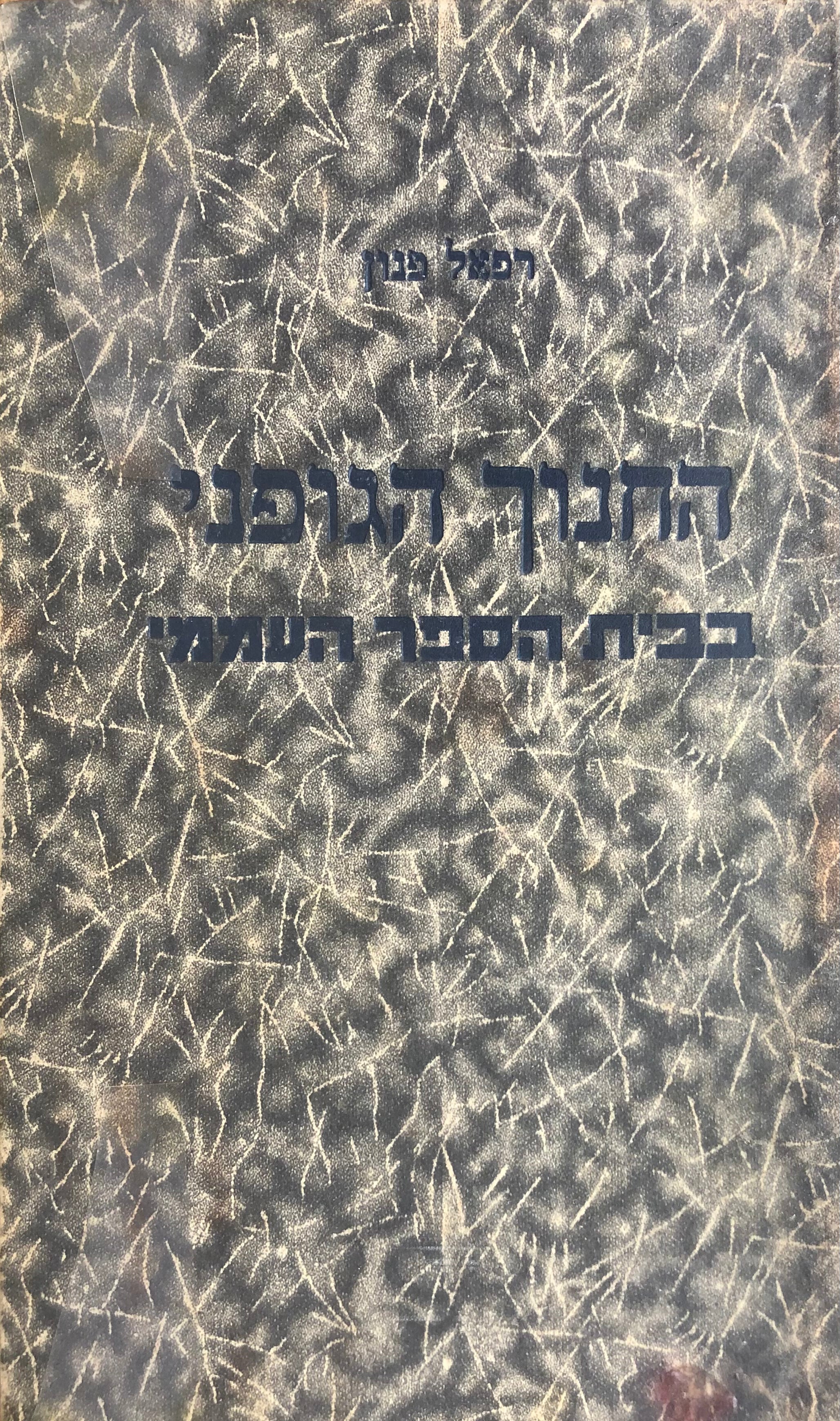 החנוך הגופני בבית הספר העממי