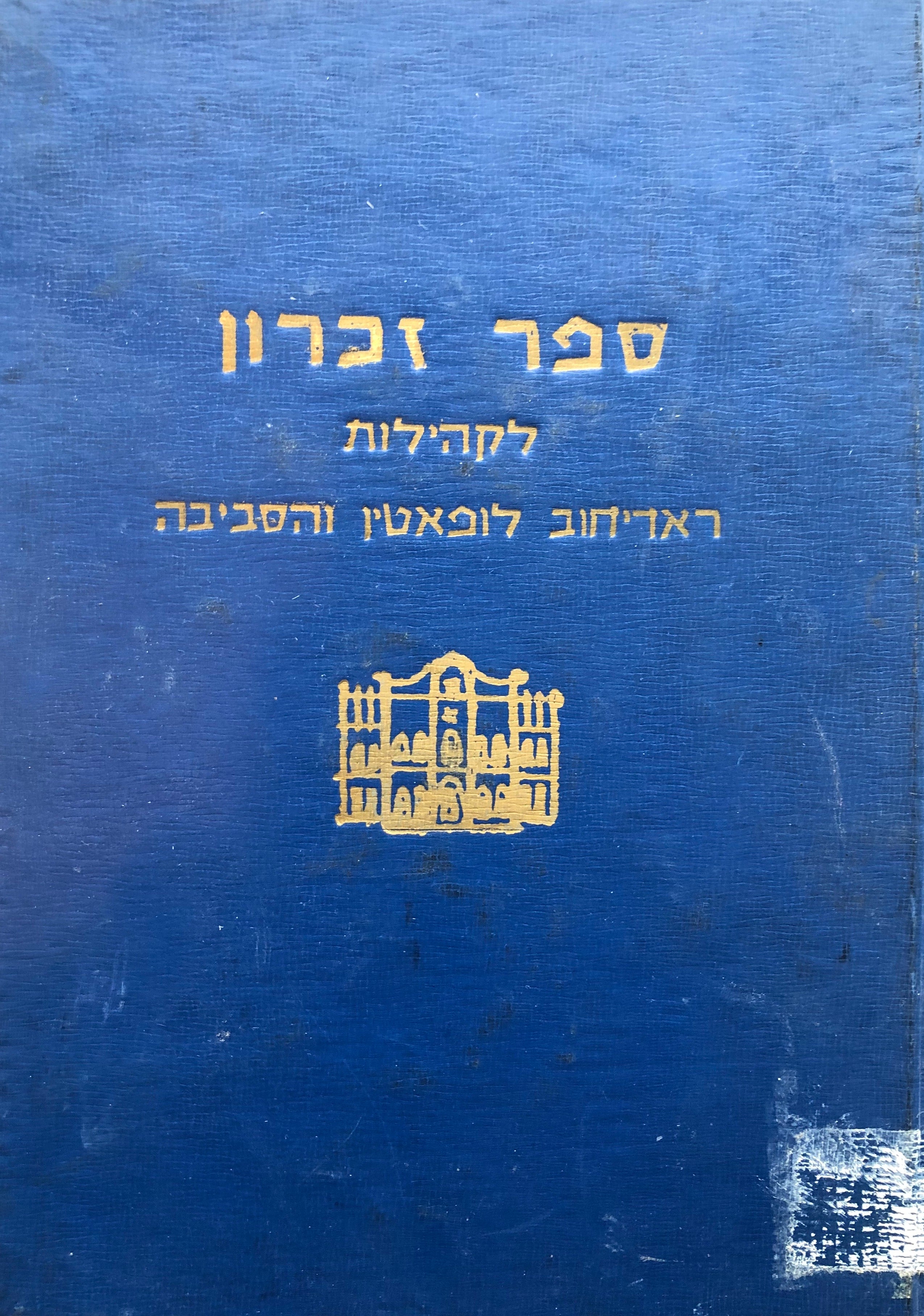 ספר זכרון לקהילות ראדיחוב לופאטין והסביבה