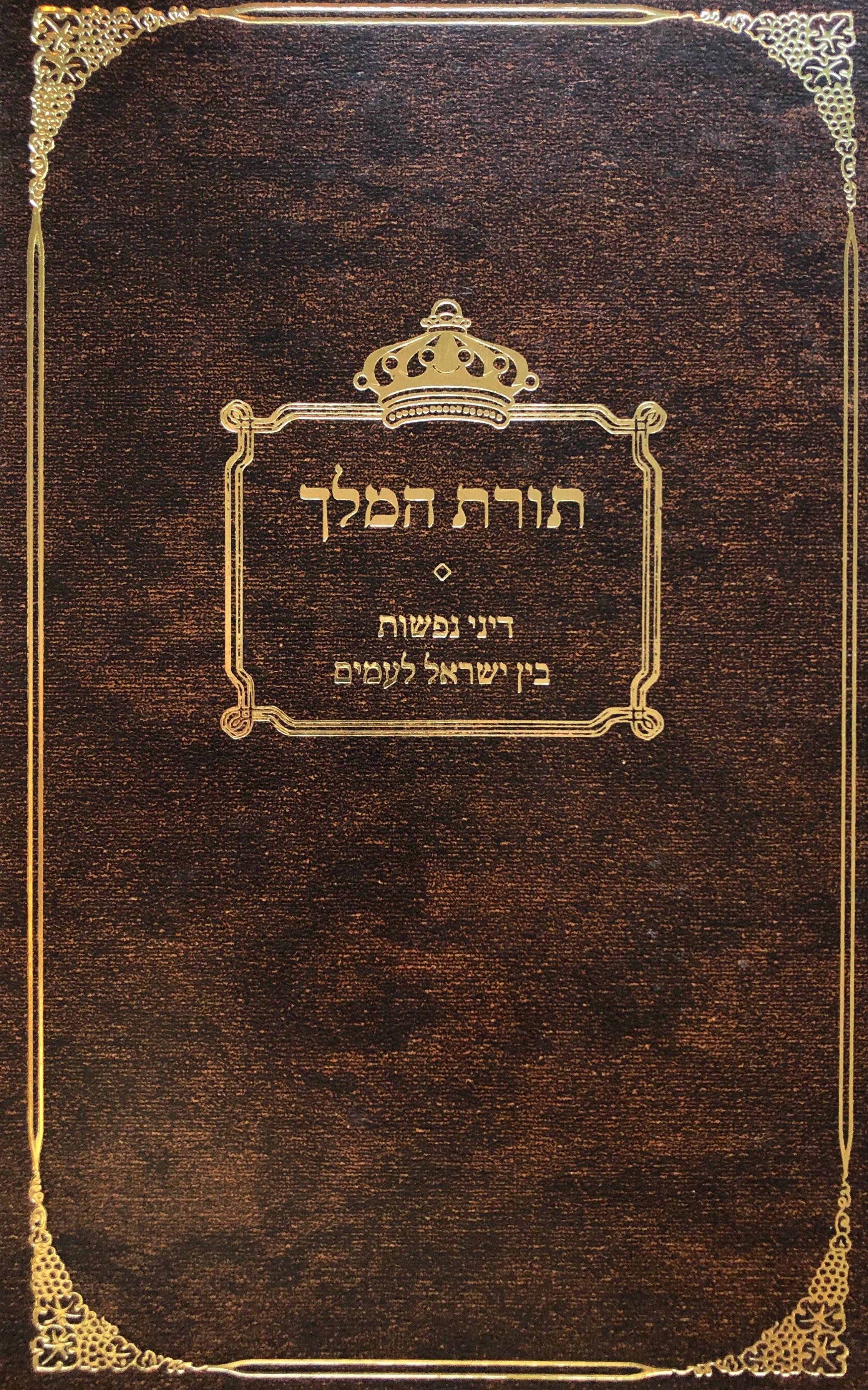 תורת המלך / חלק ראשון: דיני נפשות בין ישראל לעמים