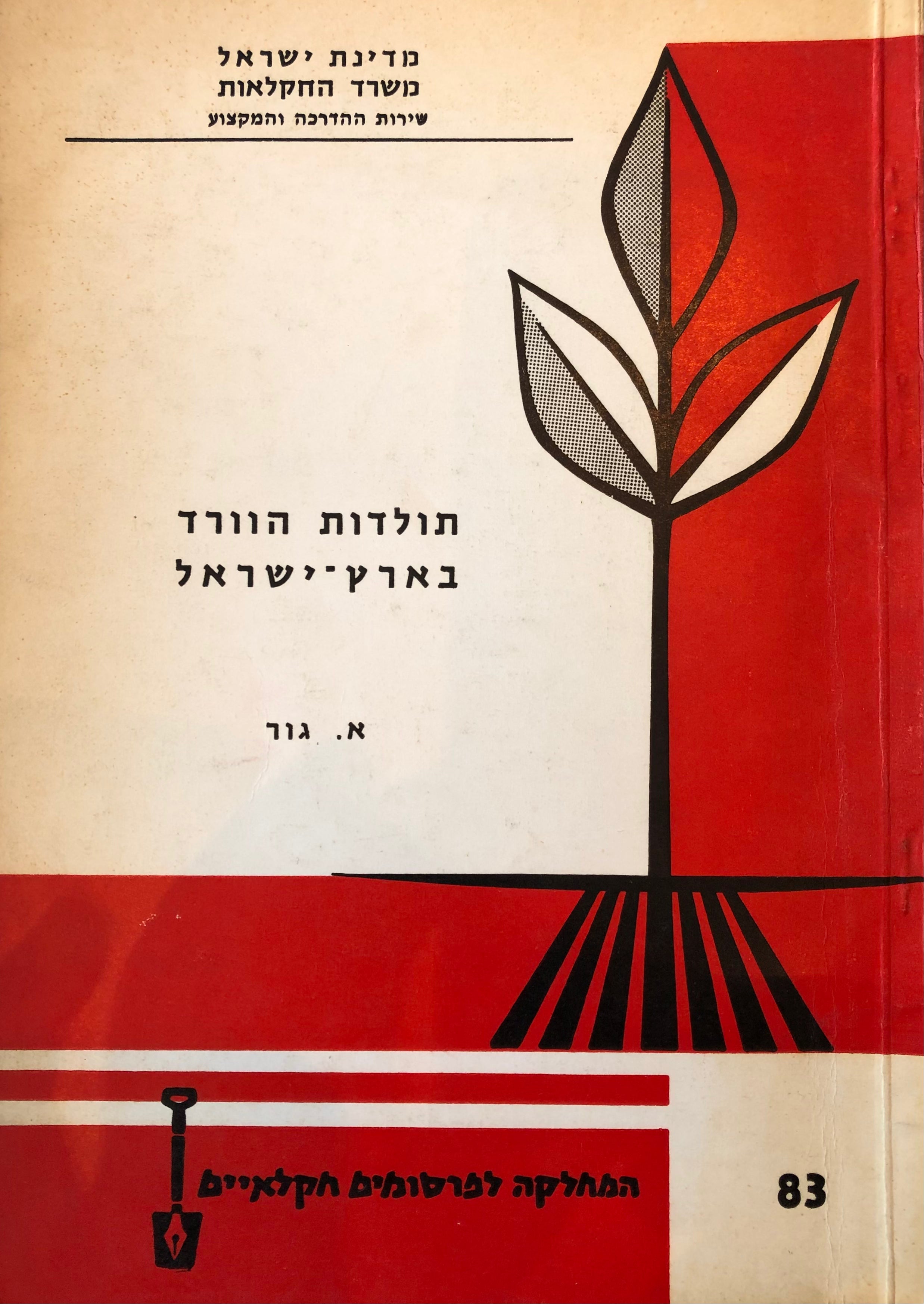 תולדות הוורד בארץ ישראל