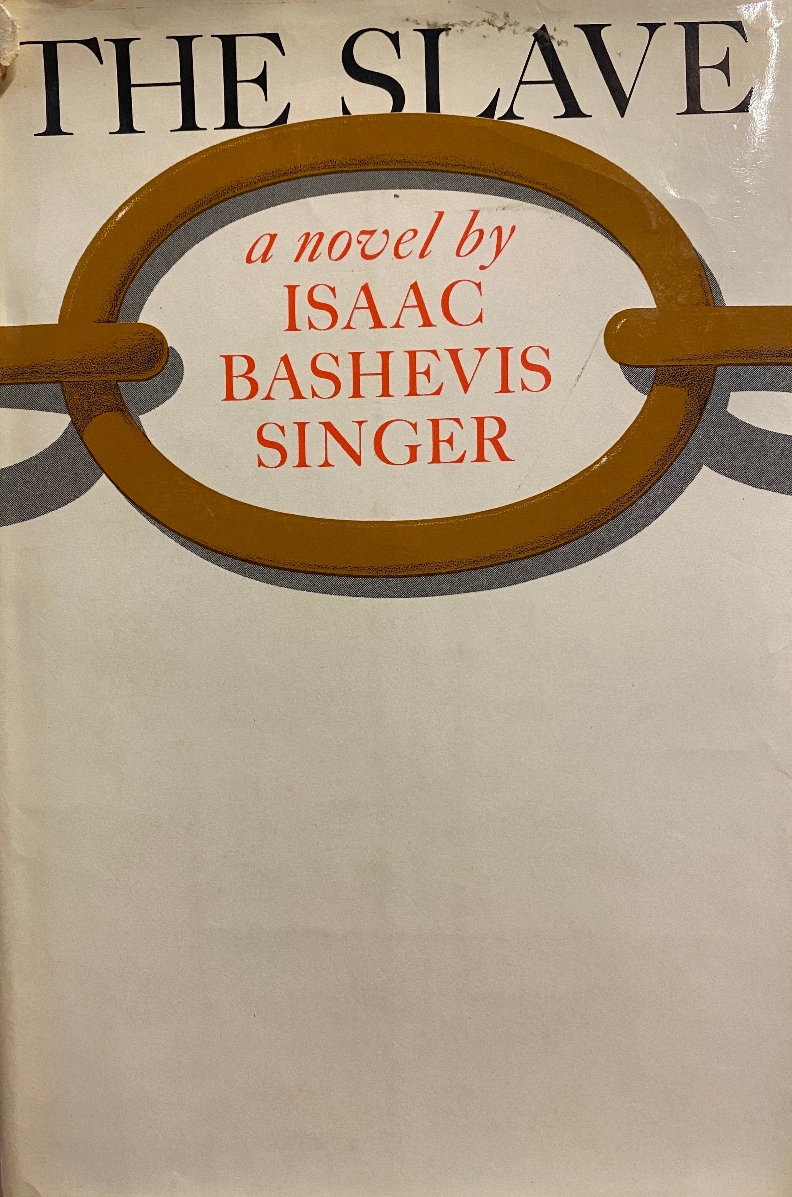 THE SLAVE/ SIGNED BY BASHEVIS SINGER/ חתימה של בשביס זינגר