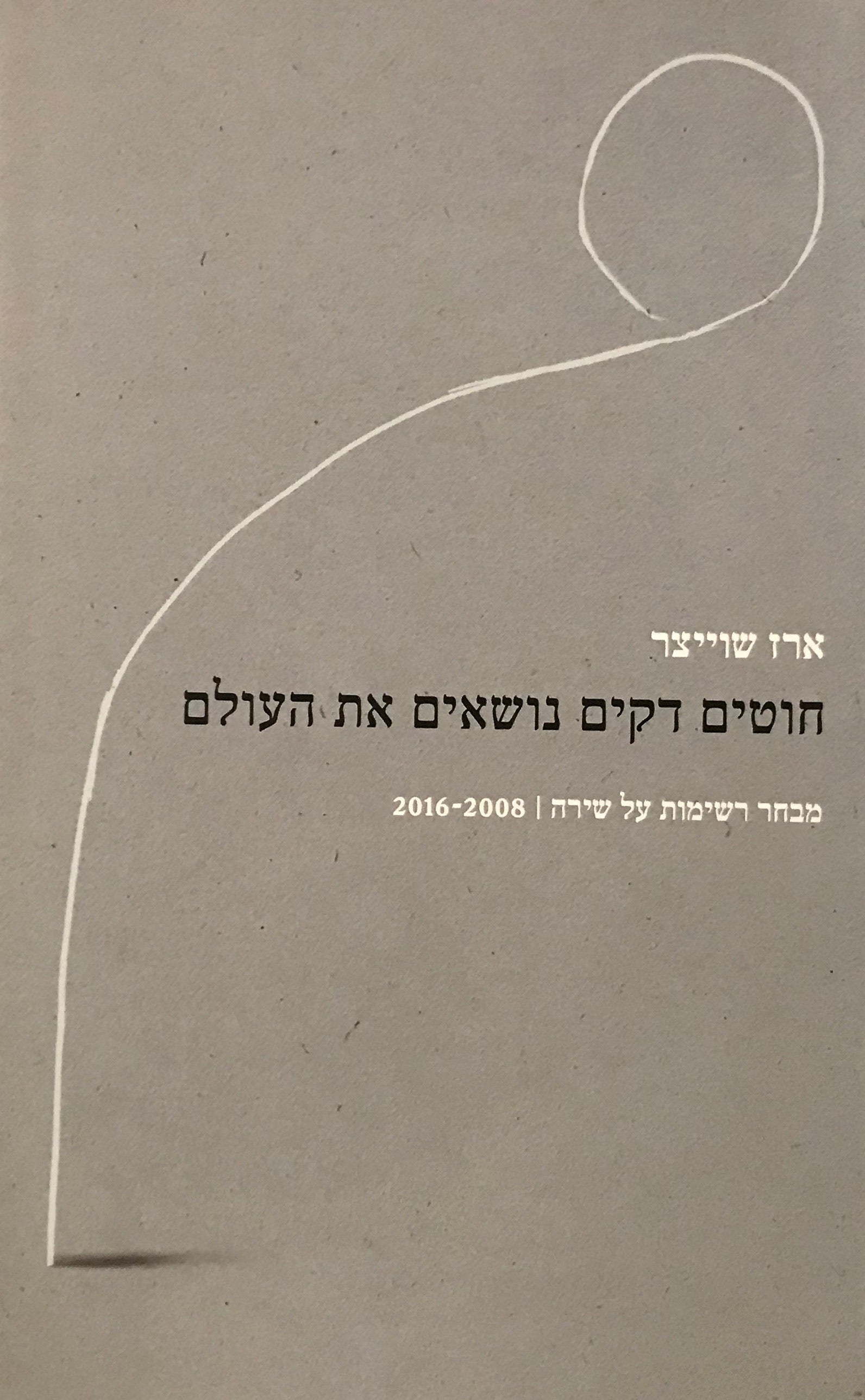 חוטים דקים נושאים את העולם / מבחר רשימות על שירה 2008-2016