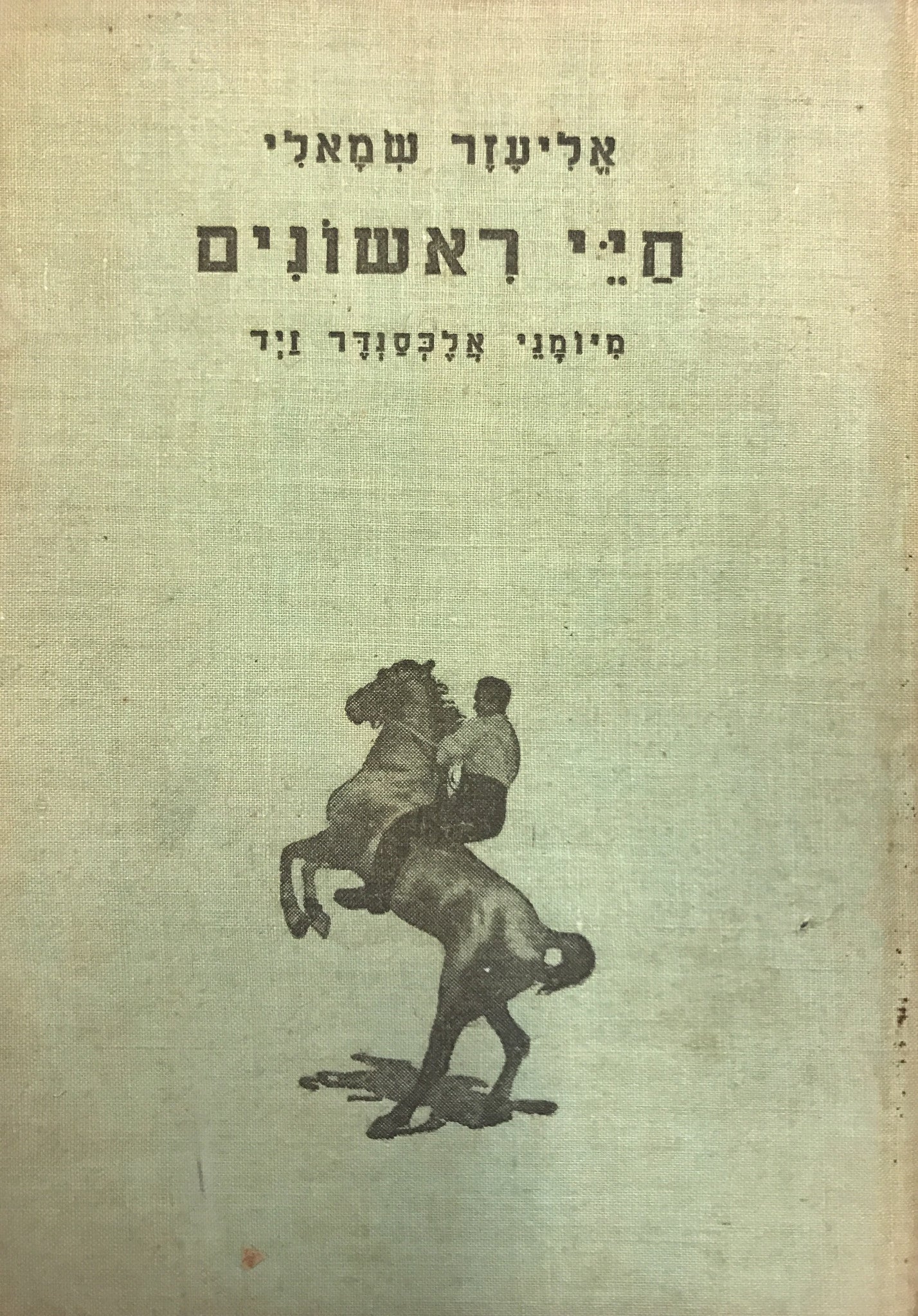 חיי ראשונים / מיומני אלכסנדר זייד