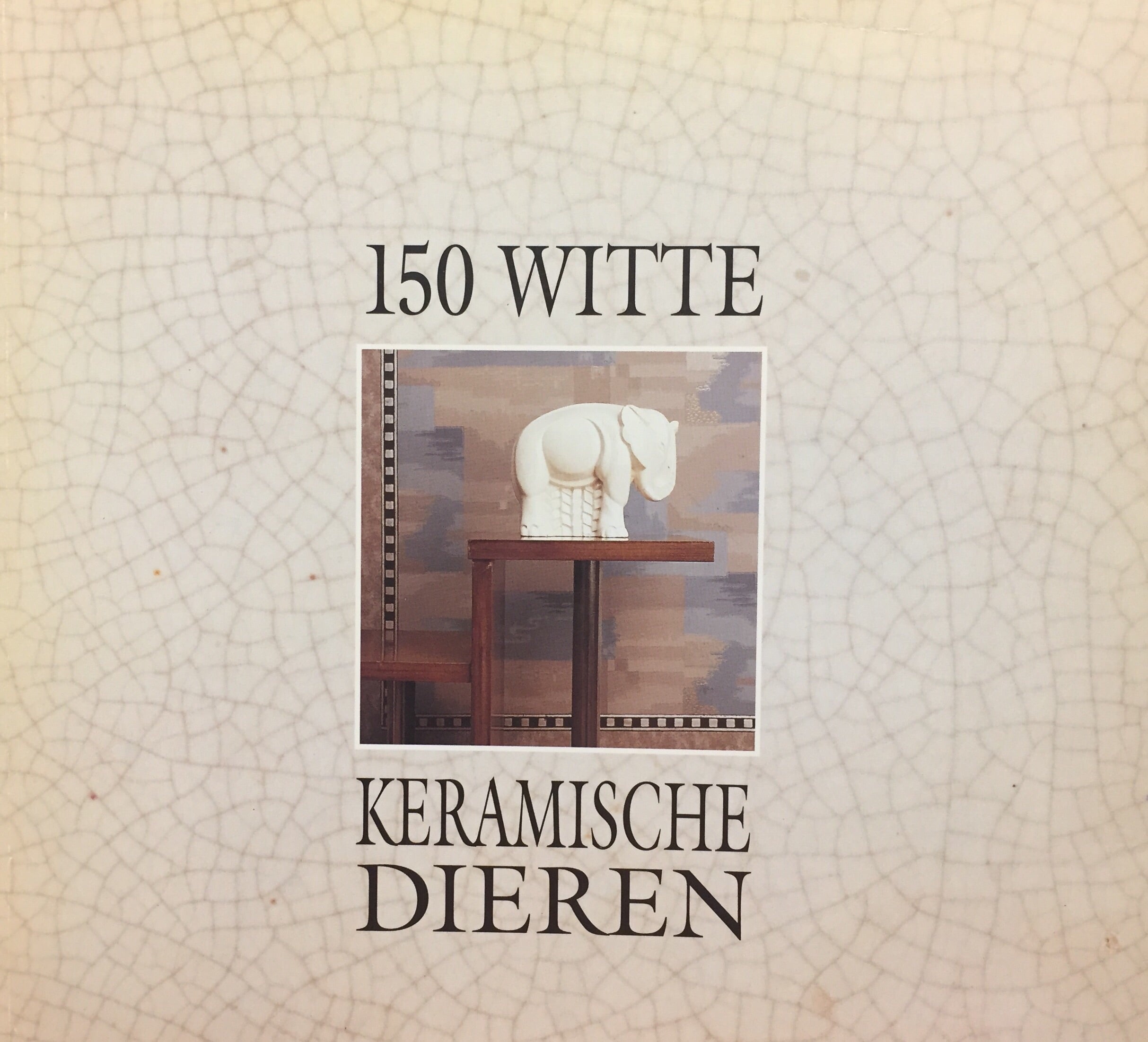 150 WITTE KERAMISCHE DIEREN